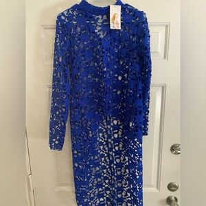 NWT Pretty Garden Blue top